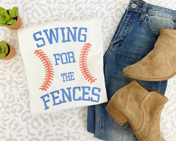 Swing For the Fences Tee/Sweatshirt