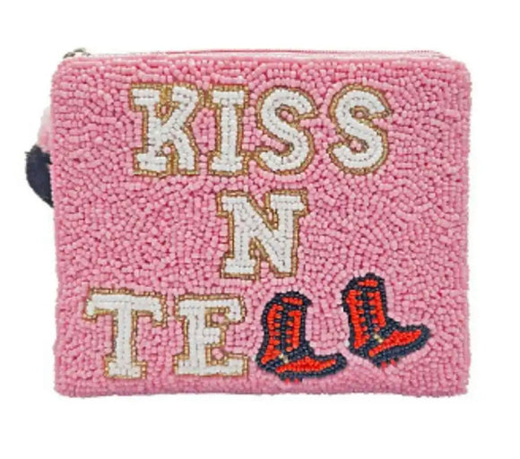 Kiss N Tell Beaded Bag