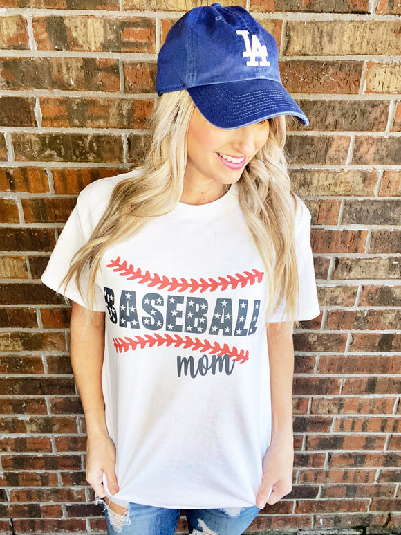 Baseball Mom Stars Tee/Sweatshirt