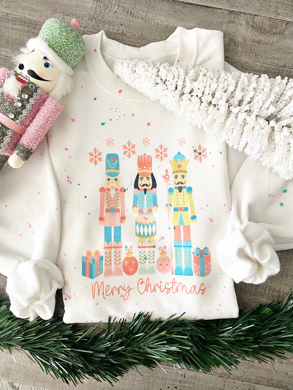 Paint Splatter Nutcracker Sweatshirt