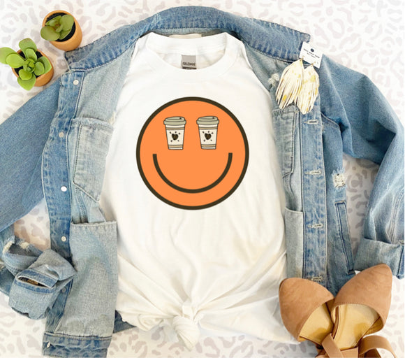 Coffee Smilie Tee/Sweatshirt