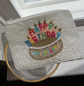 Birthday Beaded Bag
