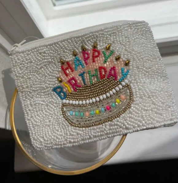 Birthday Beaded Bag