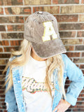 Glitter Initial Hats