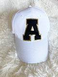 Glitter Initial Hats