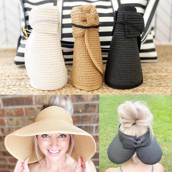 Foldable Wide Brim Hat Visor