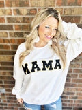 Black Mama Glitter Patch Tee/Sweatshirt