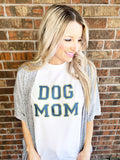 Dog Mom Glitter Letter Tee/Sweatshirt